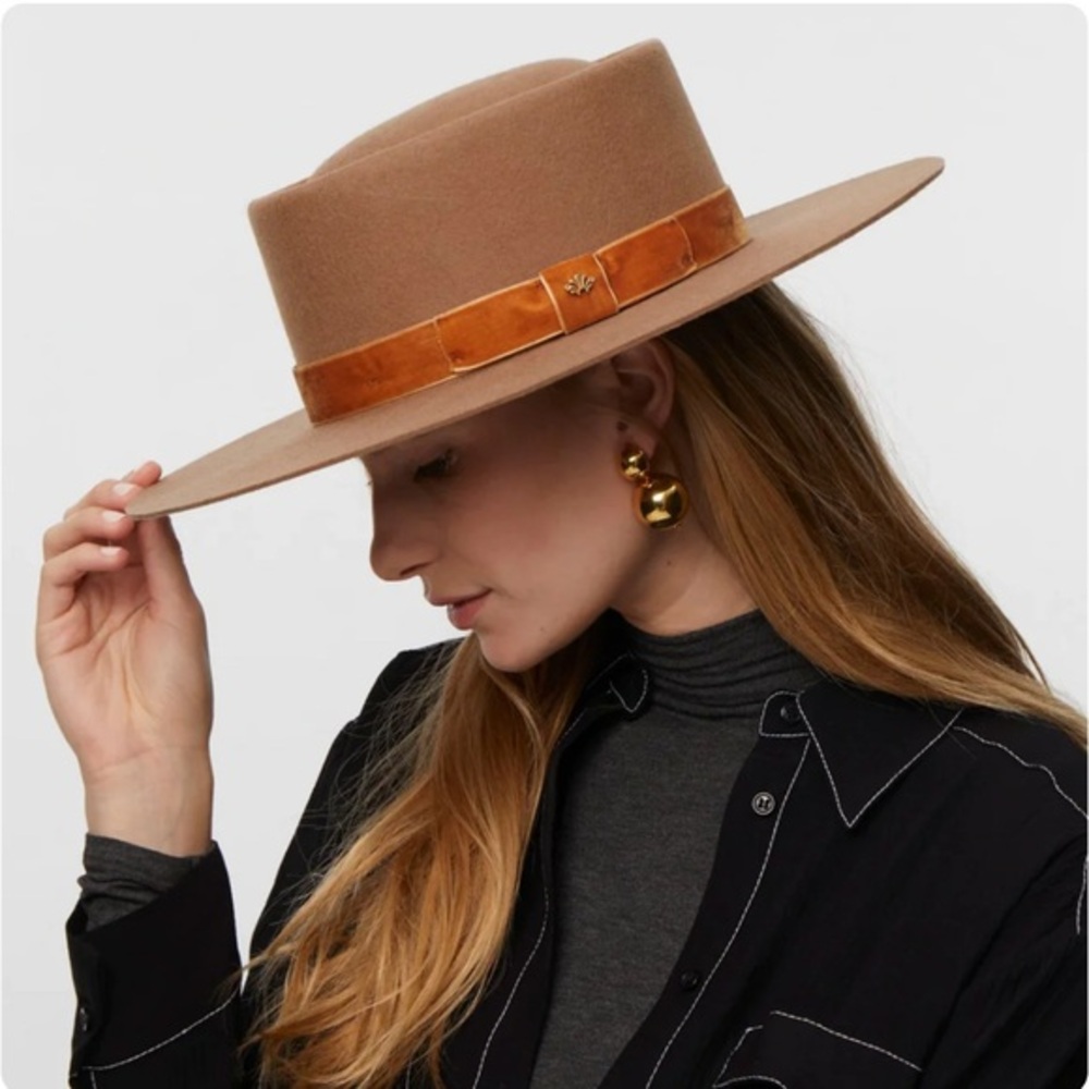 LELE SADOUGHI HARVEST MICHELLE WOOL HAT